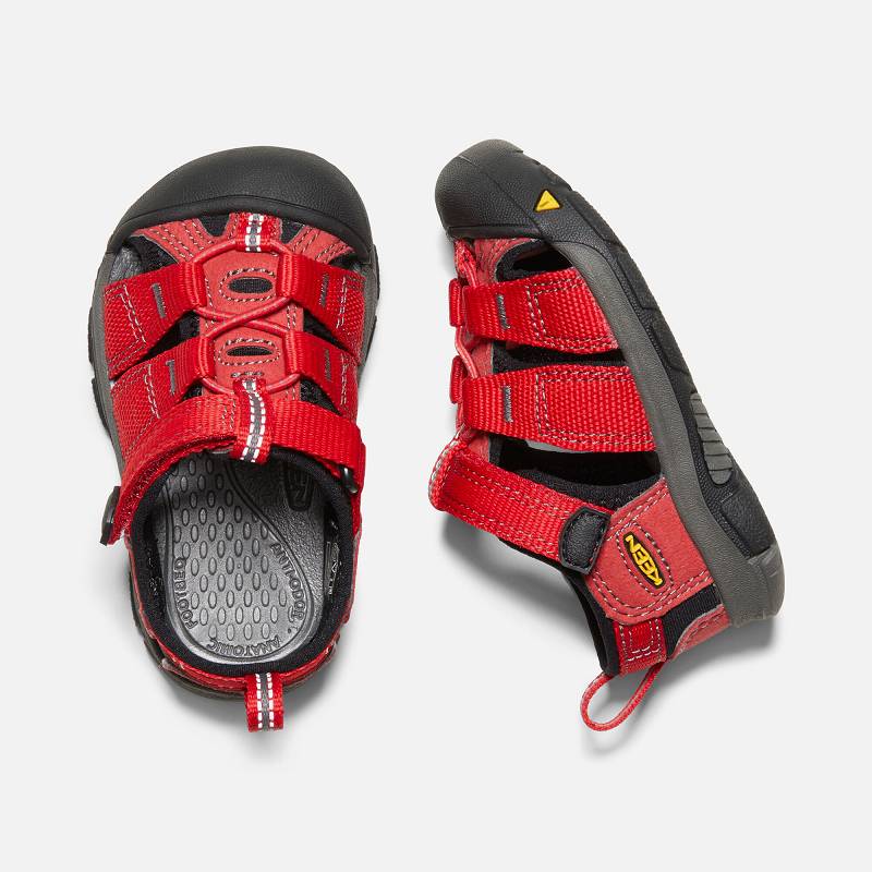 Keen Newport H2 Baby Sandalen Kinder DE-13247 Ribbon Red/Gargoyle - Keen Kinderschuhe Rot